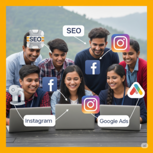 Discover the top 10 digital marketing institute in Dehradun for 2025. Learn SEO, Google Ads, social media, and more with live projects and job support.

