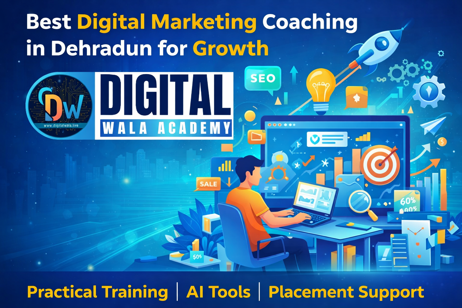 Best Digital Marketing Coaching in Dehradun for Growth .