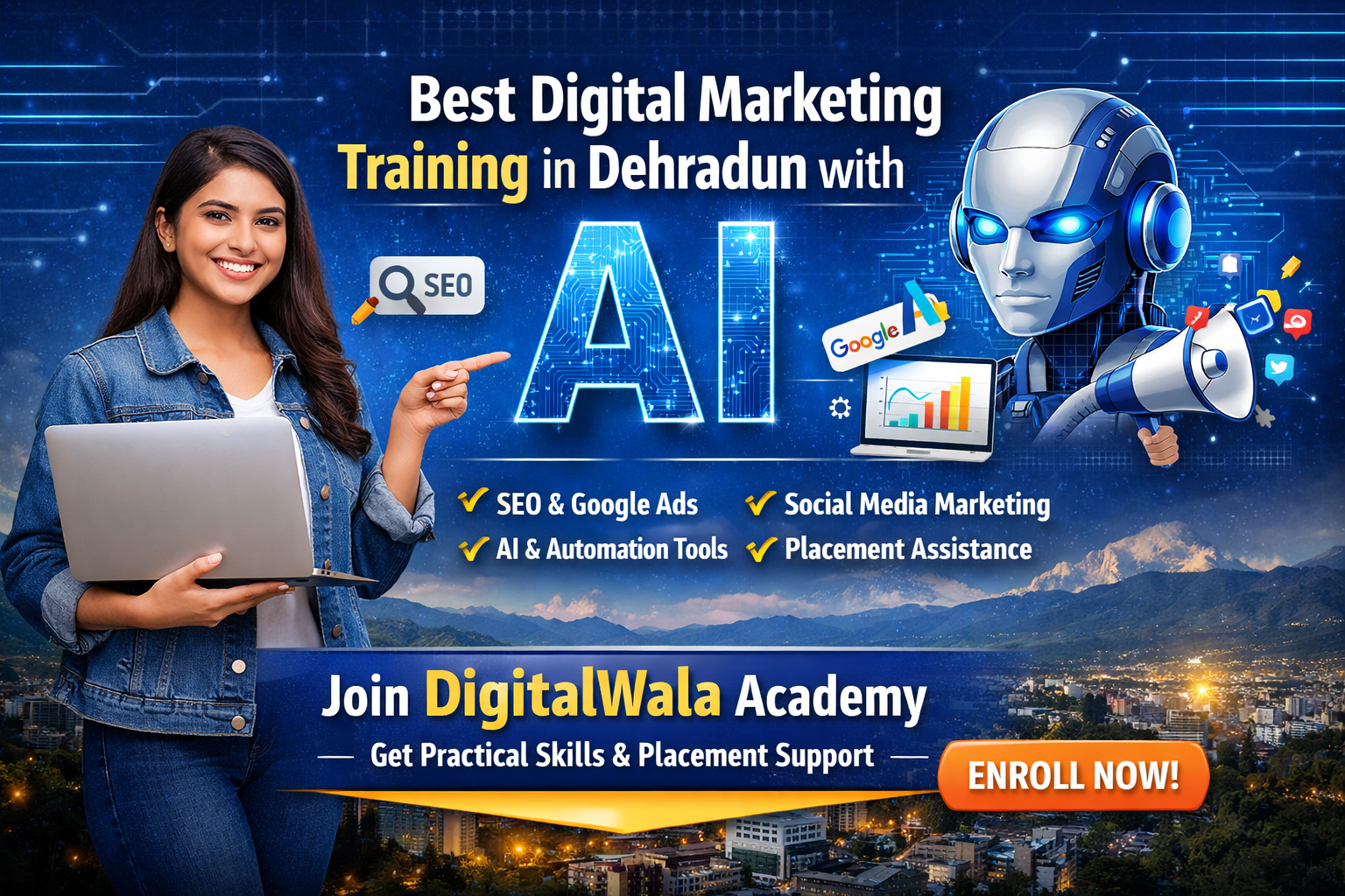 Best Digital Marketing Training in Dehradun with AI