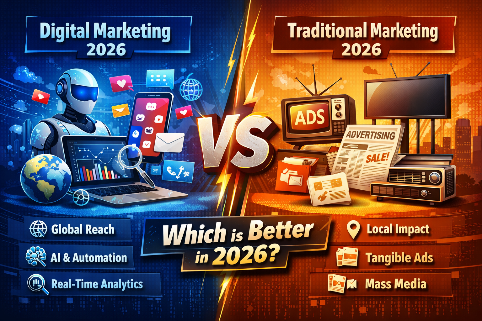 Digital Marketing vs Traditional Marketing
