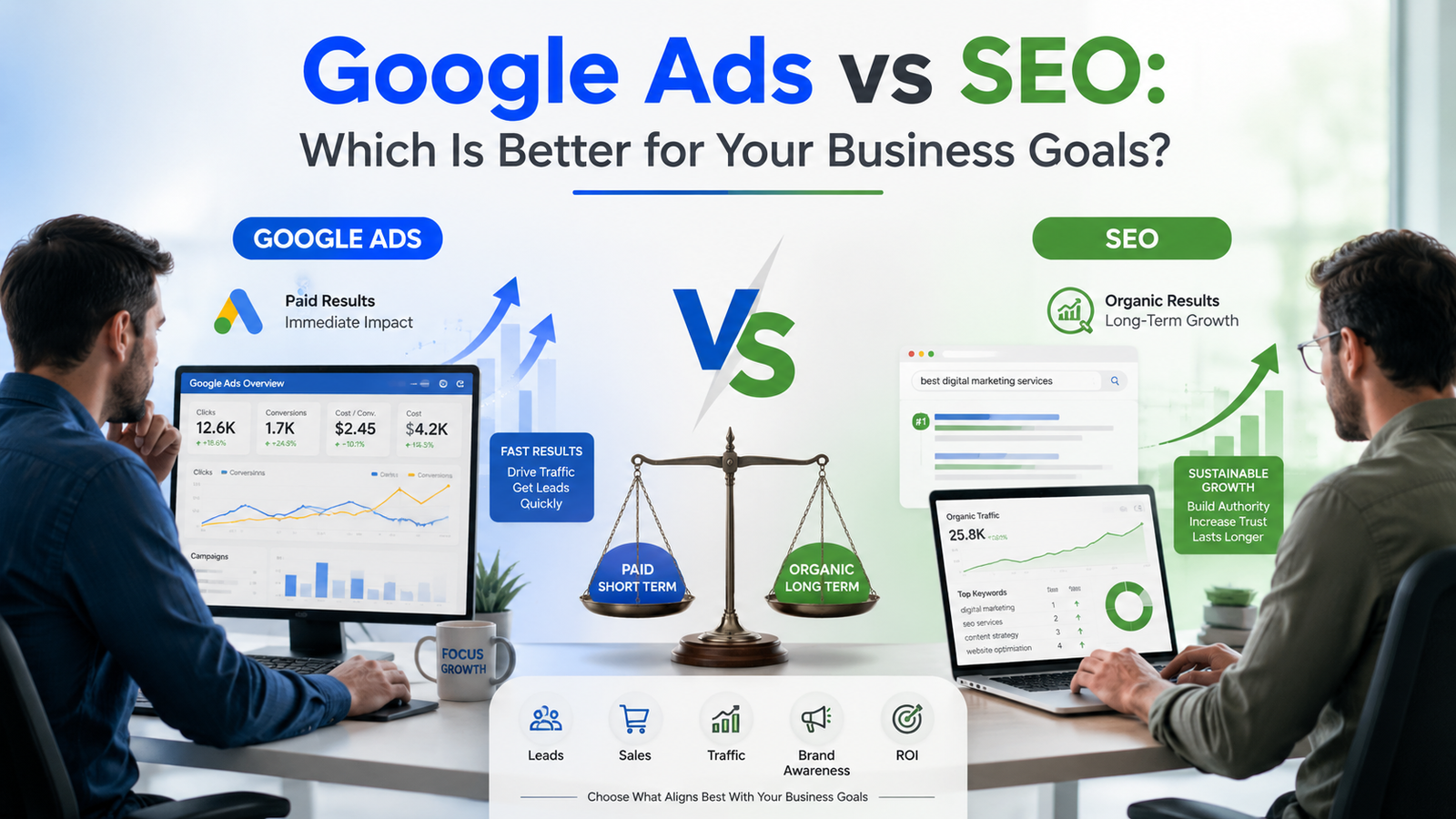 Google Ads vs SEO: