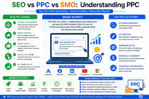 SEO, PPC vs SMO: Complete Comparison Guide for 2026